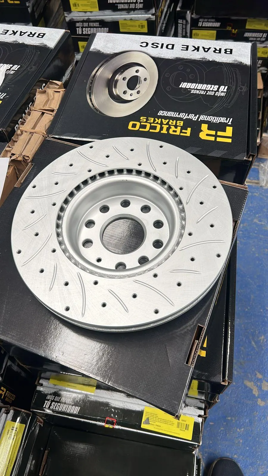 Discos ranurados